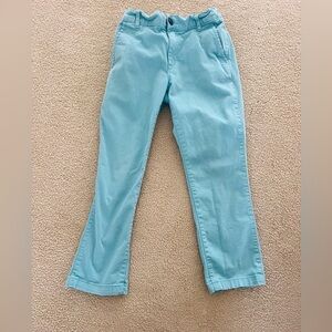 Great condition The Children's Place sz 7 husky chino's w/stretch waist in green